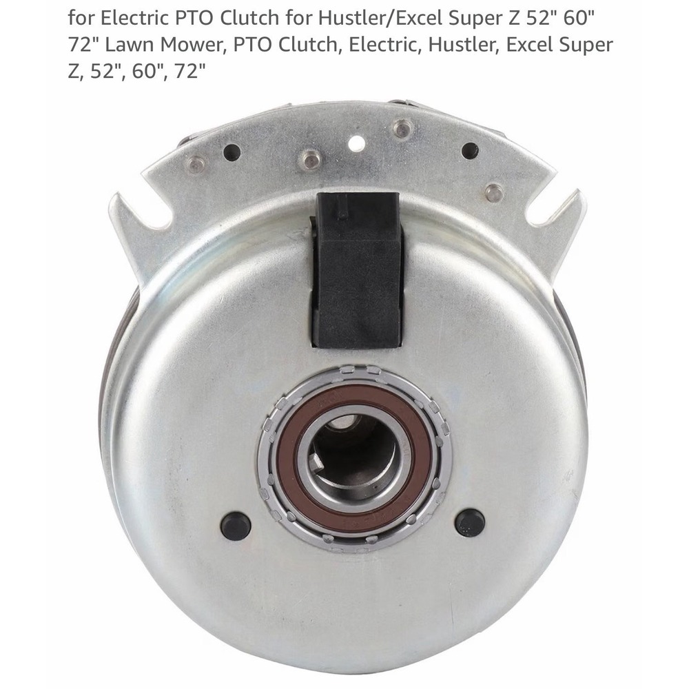 Xiaoyudou Electric PTO Clutch 605777K Hustler Super Z 52 60 72 Mower Silver